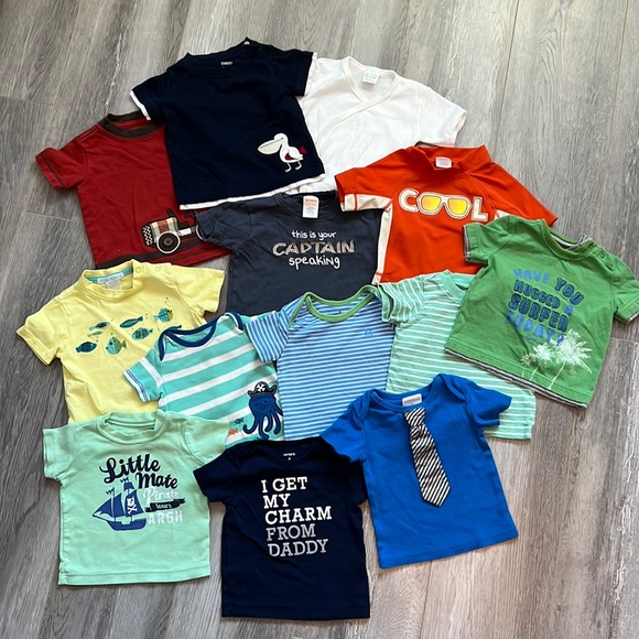 13 Assorted Baby Boy T-shirts - Picture 1 of 4